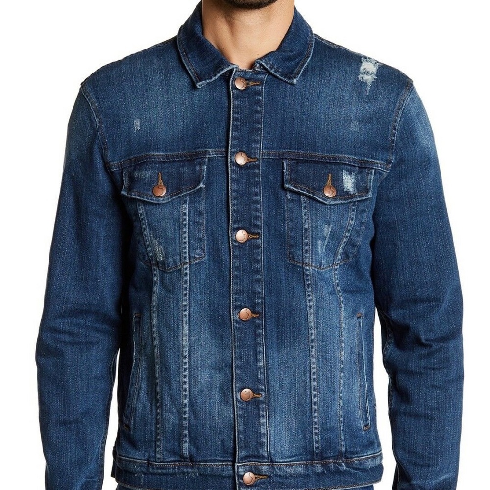Joe's Jeans Distressed Denim Jacket Mens size s